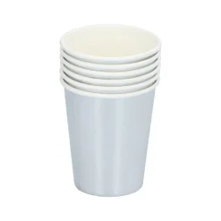 Einwegbecher Metallic 220 ml 6er Set