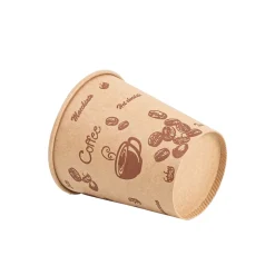 Einwegbecher 200 ml 1000 Stk. braun
