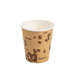 Einwegbecher 200 ml 1000 Stk. braun/weiss