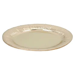 Einwegteller Metallic 23 cm 6er Set