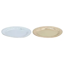 Einwegteller Metallic 23 cm 6er Set