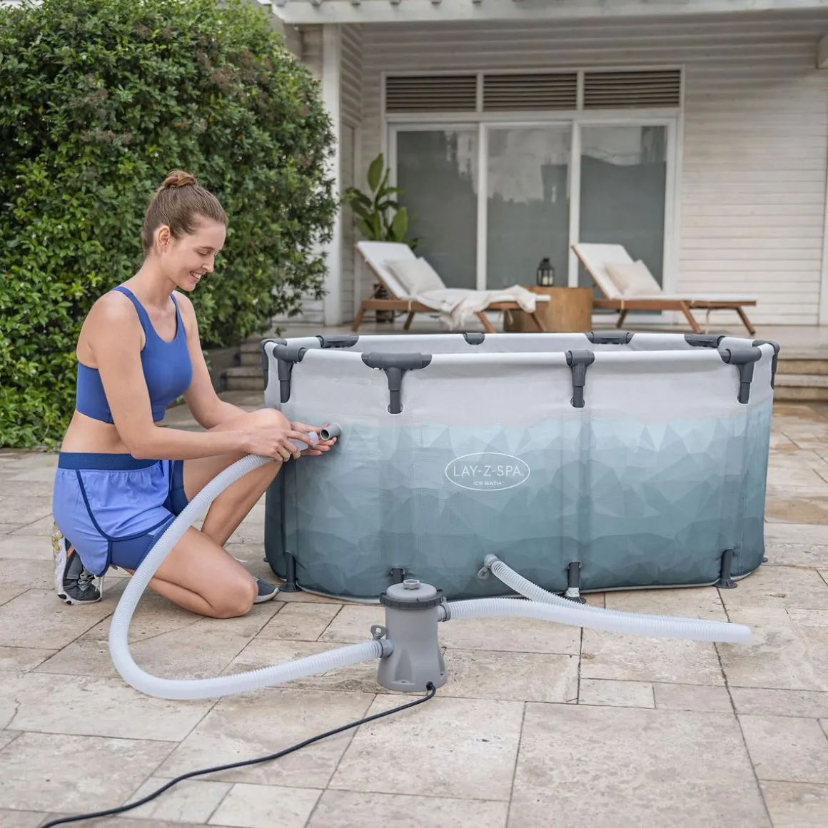 Eisbad Lay-Z-Spa GLACIAL DIP oval 150 x 90 x 65 cm