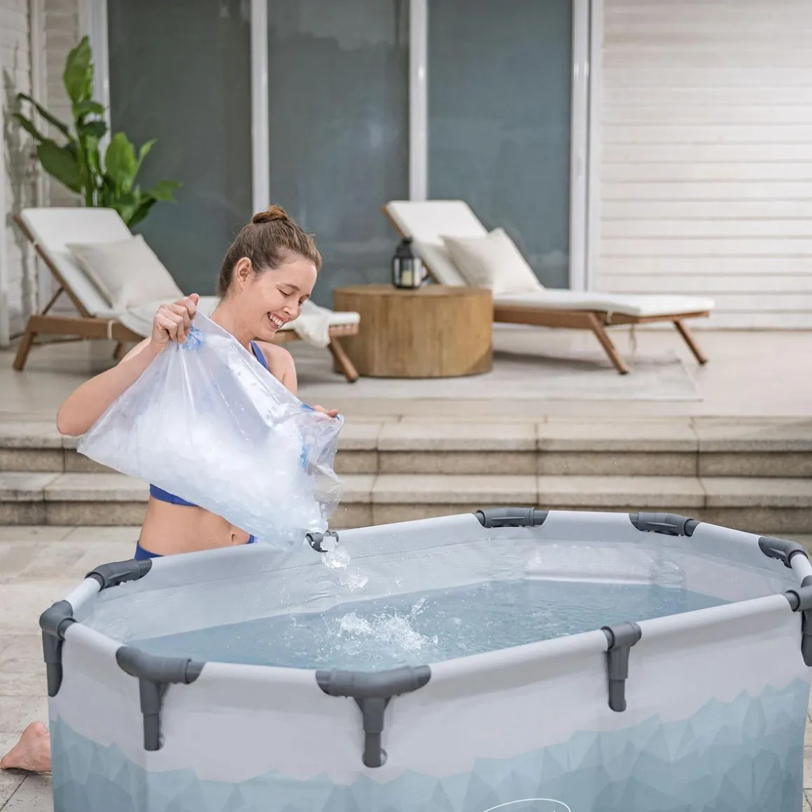 Eisbad Lay-Z-Spa GLACIAL DIP oval 150 x 90 x 65 cm