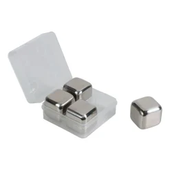Eiswürfel aus Edelstahl 4er Set
