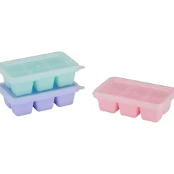 Eiswürfelform Set mit Deckel 3-teilig