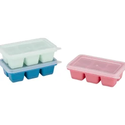 Eiswürfelform Set mit Deckel 3-teilig