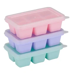 Eiswürfelform Set mit Deckel 3-teilig