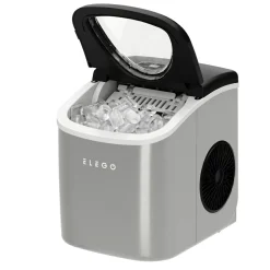 Eiswürfelmaschine Edelstahl 1.2L - 12 kg / 24 h
