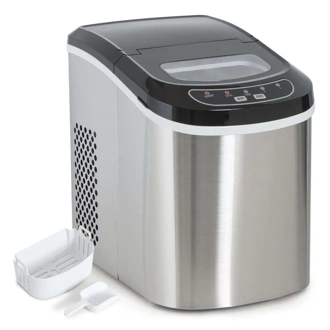 Eiswürfelmaschine Edelstahl 12 kg / 24 h
