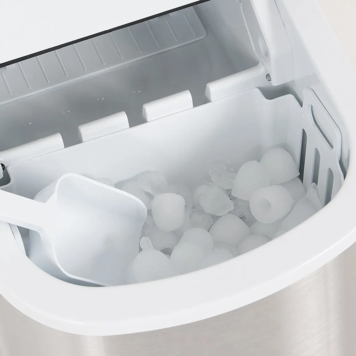 Eiswürfelmaschine Edelstahl 12 kg / 24 h