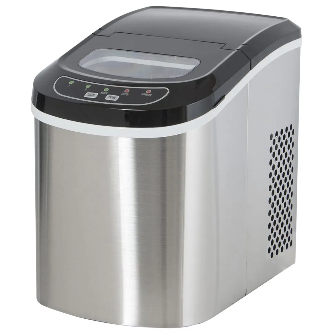 Eiswürfelmaschine Edelstahl 12 kg / 24 h