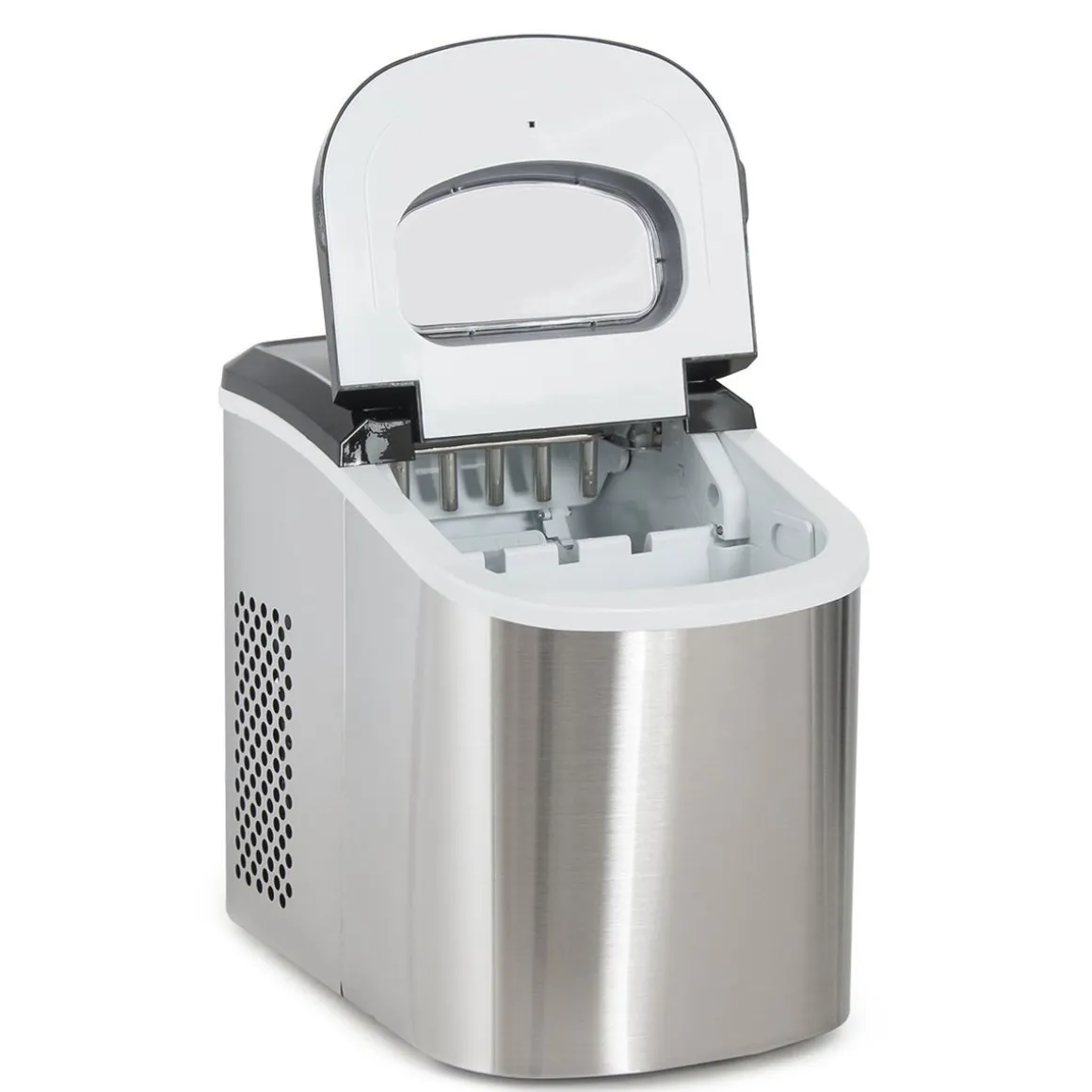 Eiswürfelmaschine Edelstahl 12 kg / 24 h