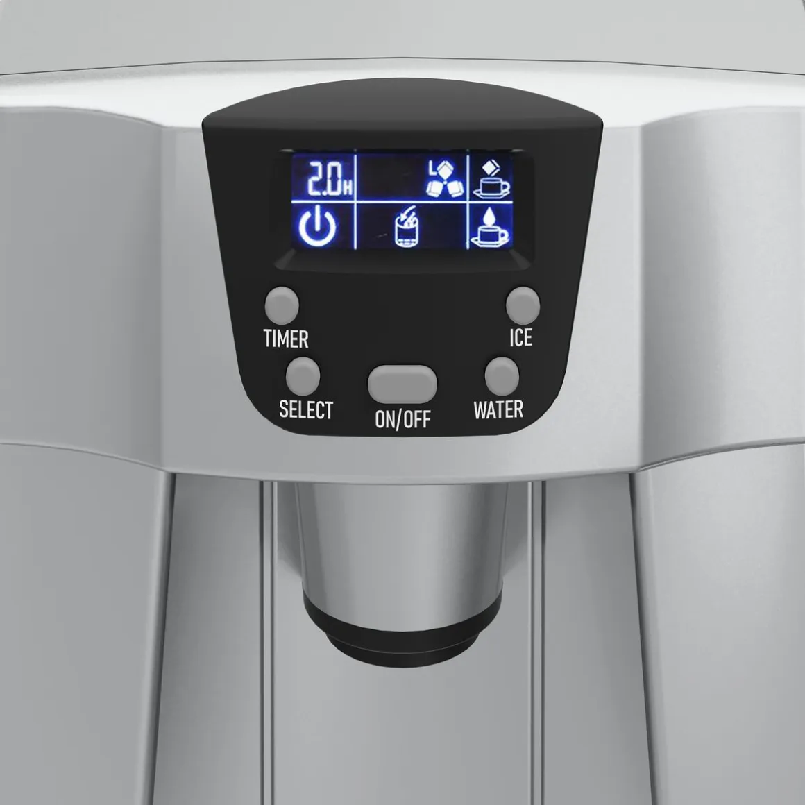 Eiswürfelmaschine grau 12 kg / 24 h