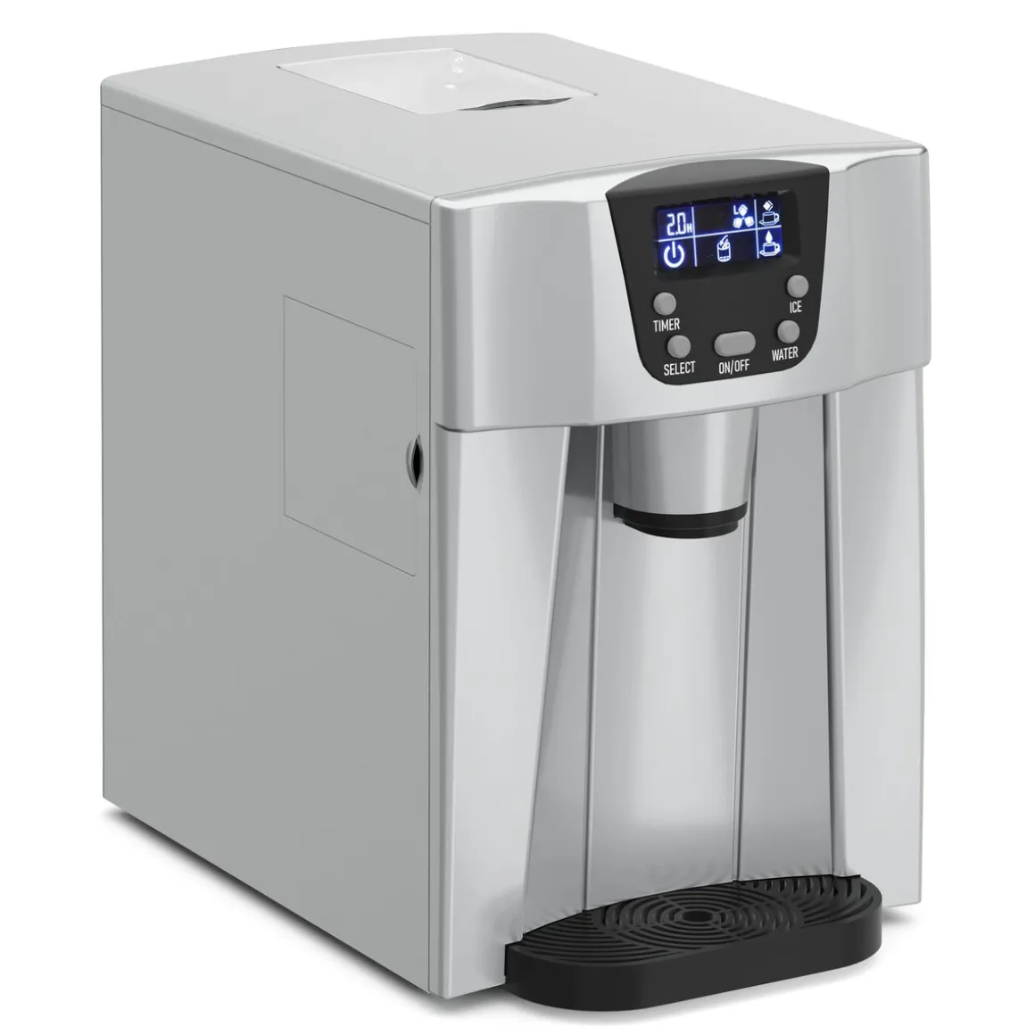 Eiswürfelmaschine grau 12 kg / 24 h