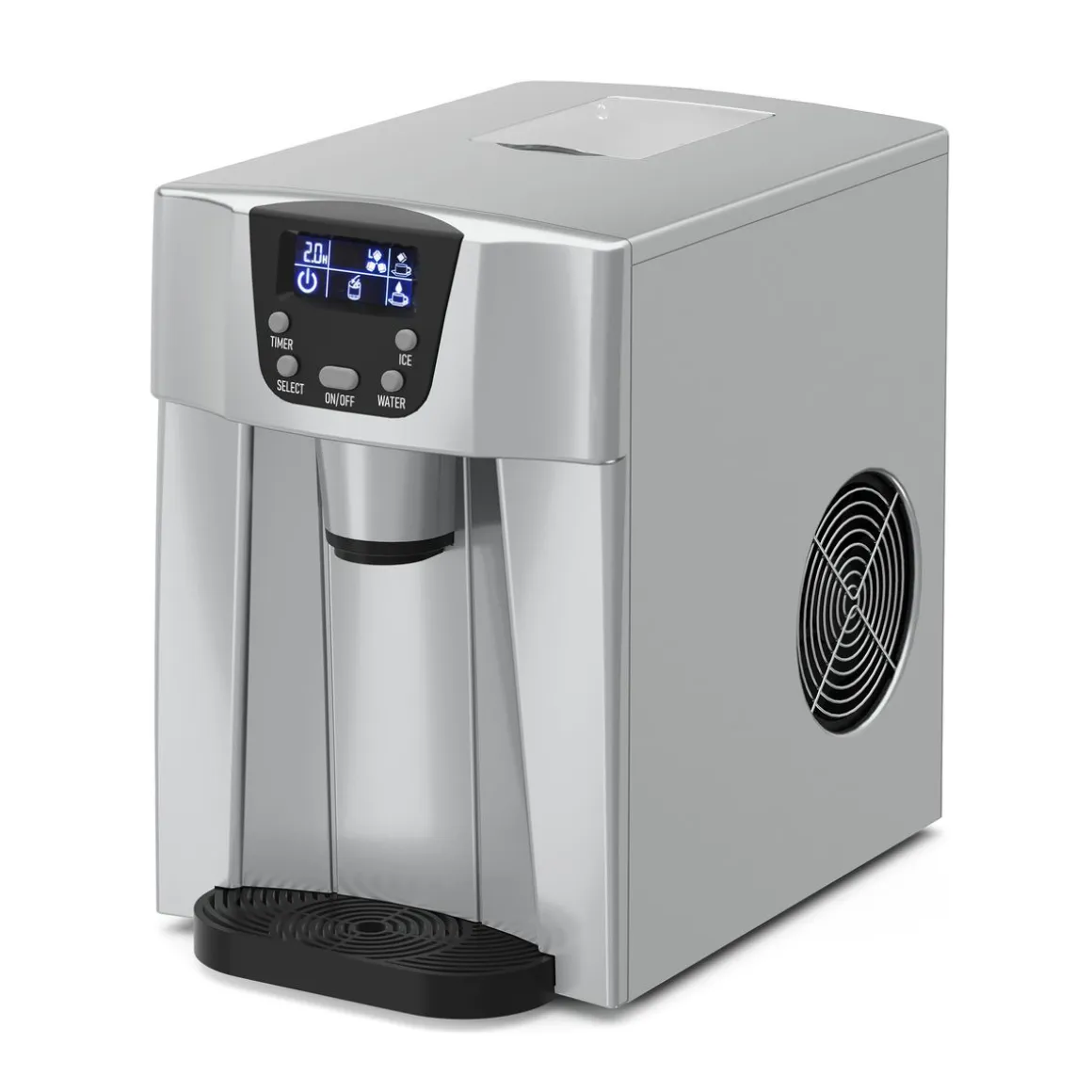 Eiswürfelmaschine grau 12 kg / 24 h