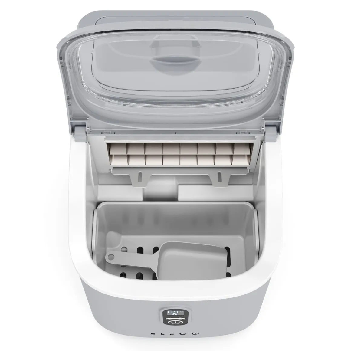 Eiswürfelmaschine KRIGA grau 2L - 15 kg / 24 h