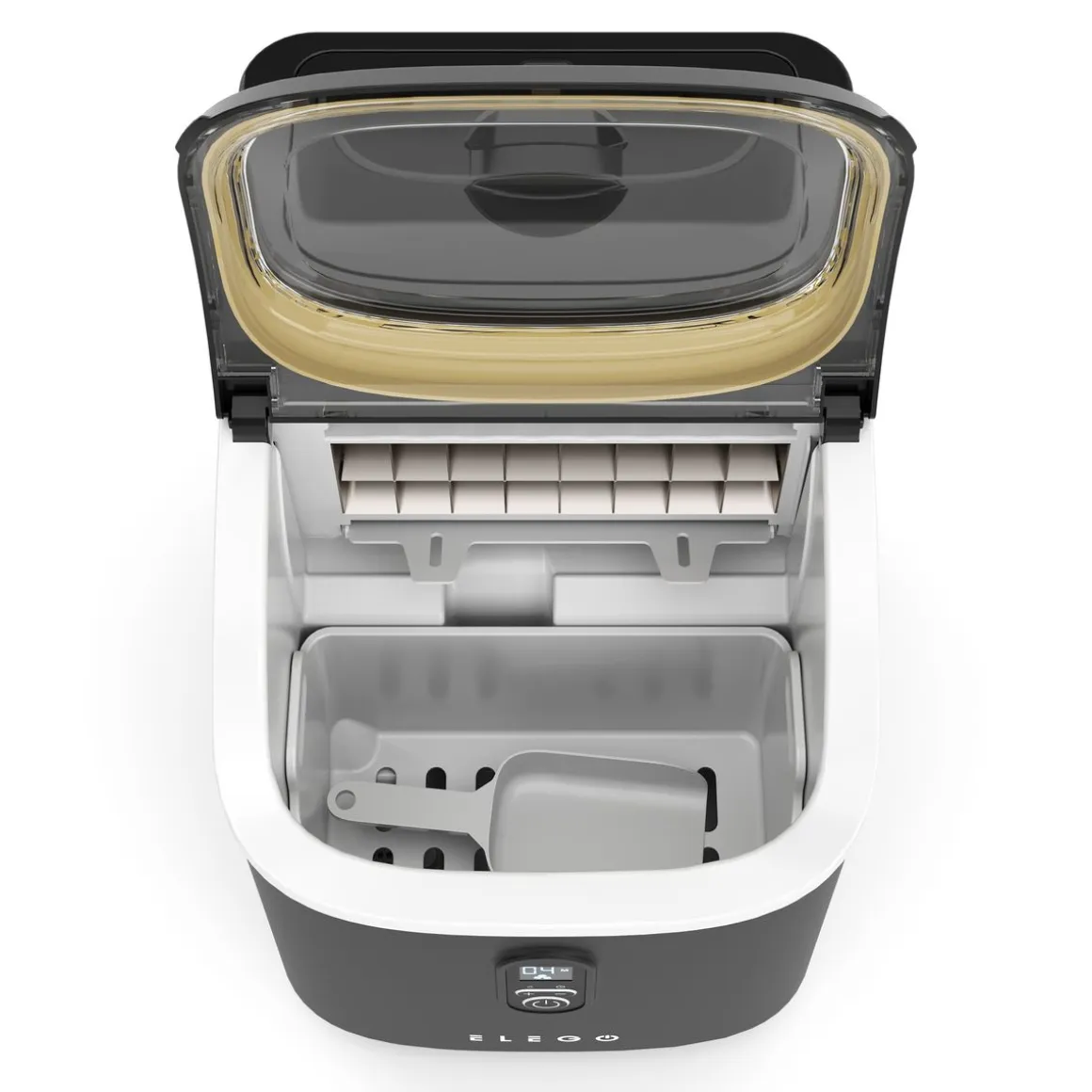 Eiswürfelmaschine KRIGA schwarz 2L - 15 kg / 24 h