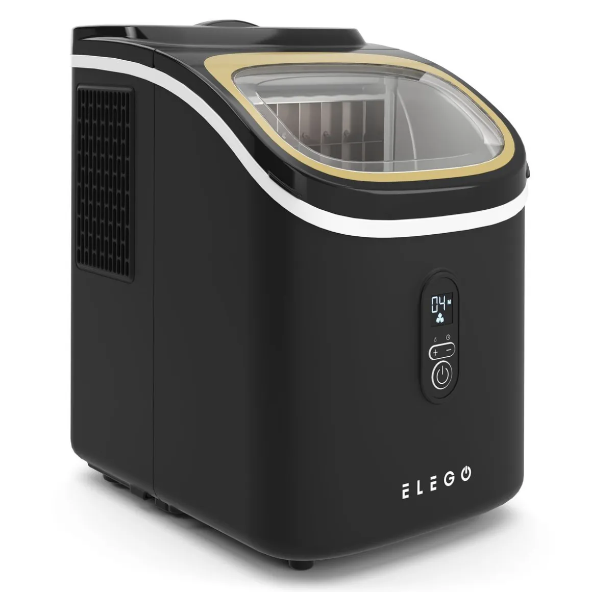 Eiswürfelmaschine KRIGA schwarz 2L - 15 kg / 24 h