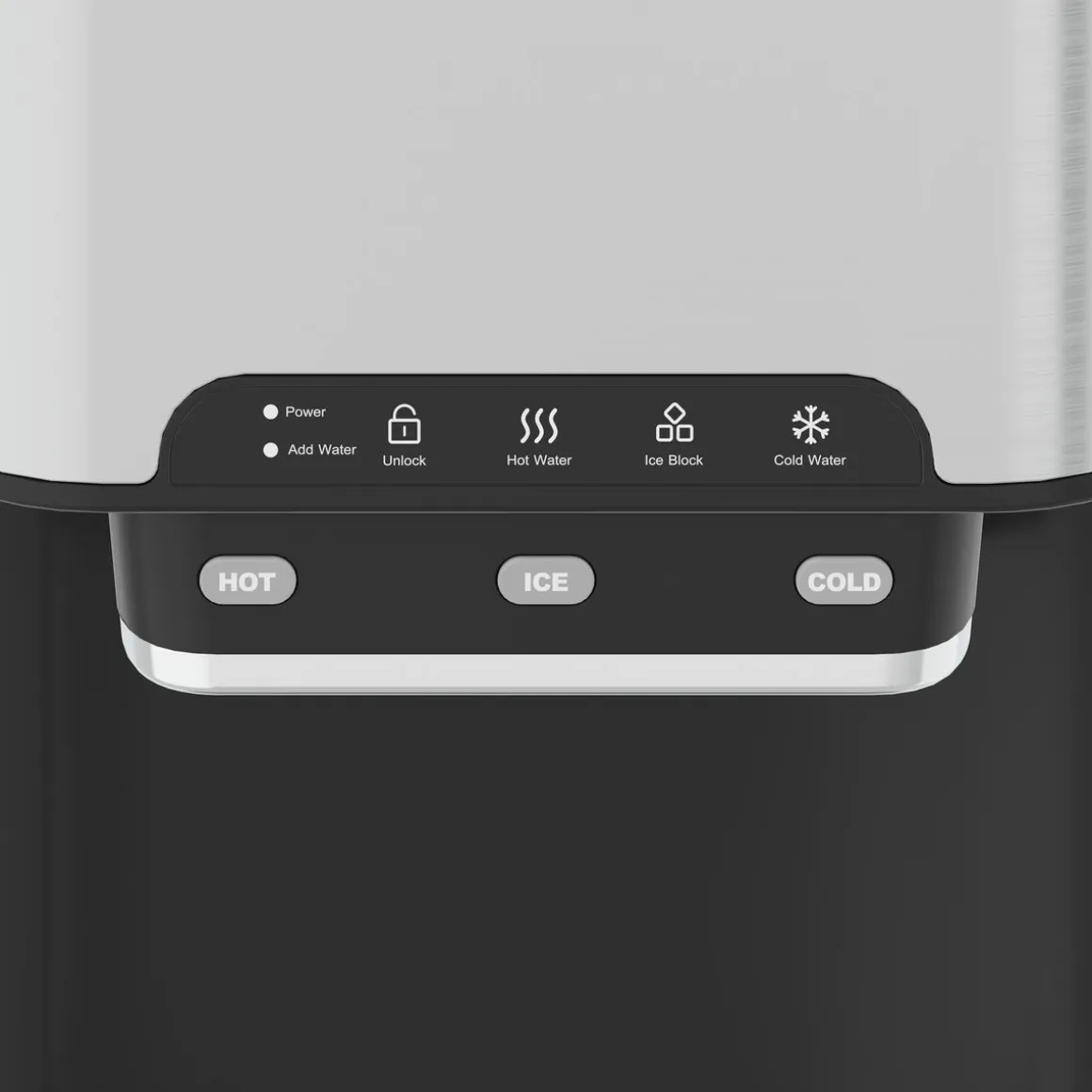 Eiswürfelmaschine mit Wasserspender 20 kg / 24 h