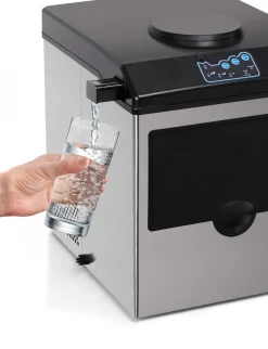 Eiswürfelmaschine mit Wasserspender 22 kg / 24 h