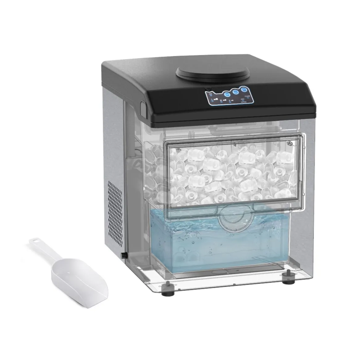 Eiswürfelmaschine mit Wasserspender 22 kg / 24 h