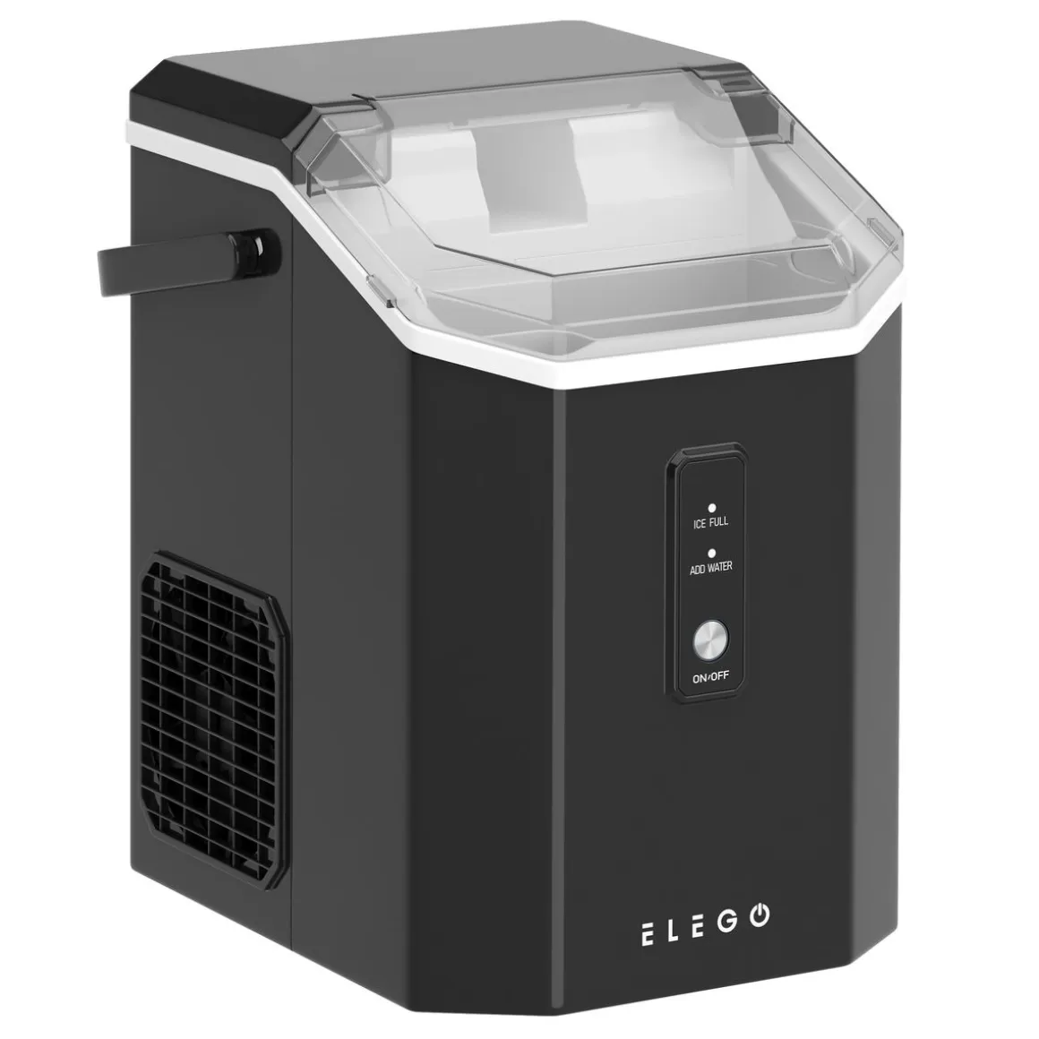 Eiswürfelmaschine ROSFO schwarz 1.1L - 15 kg / 24 h