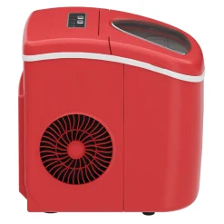 Eiswürfelmaschine rot 1.2L - 12 kg / 24 h