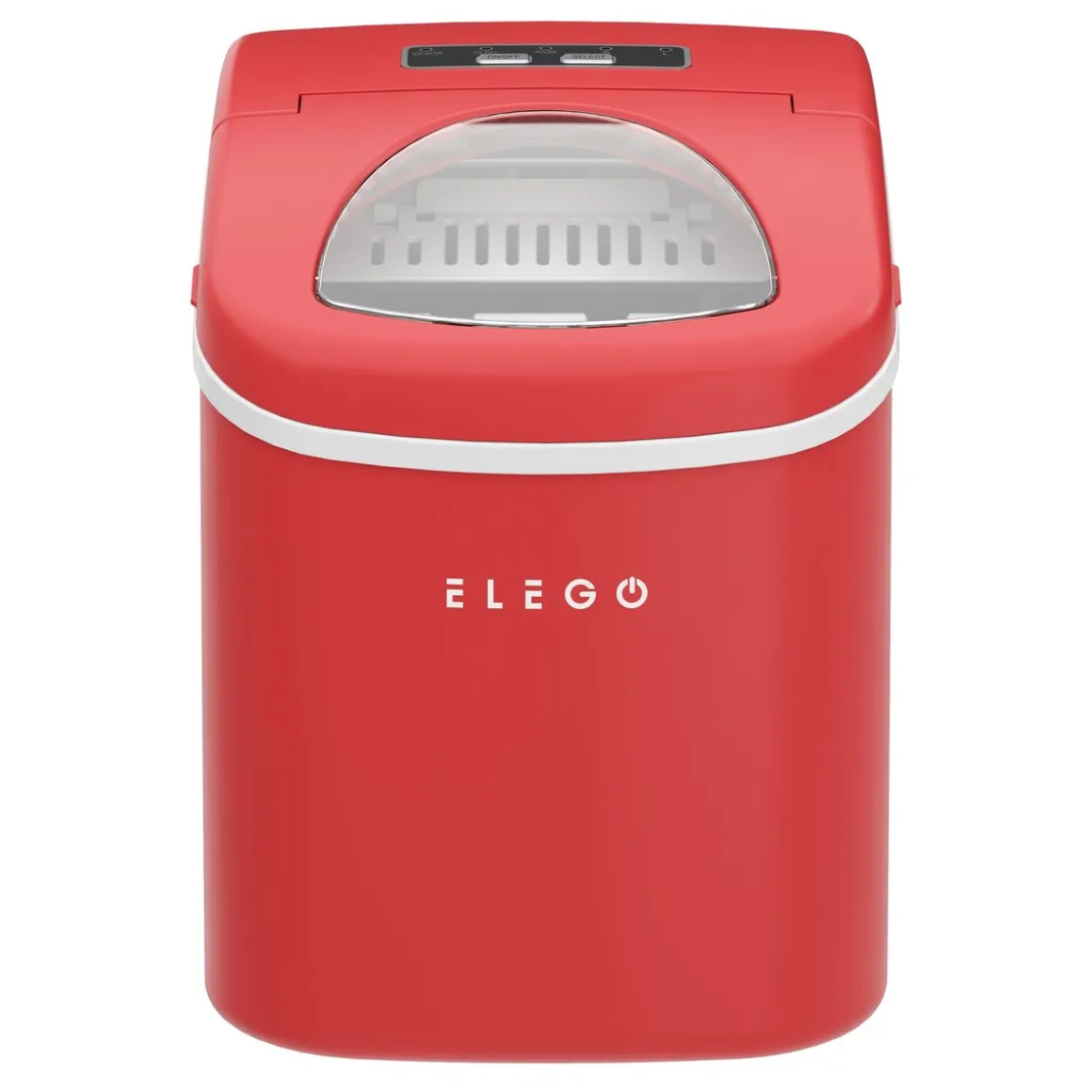 Eiswürfelmaschine rot 1.2L - 12 kg / 24 h