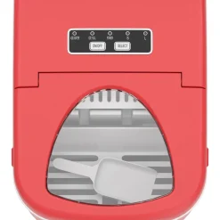 Eiswürfelmaschine rot 1.2L - 12 kg / 24 h