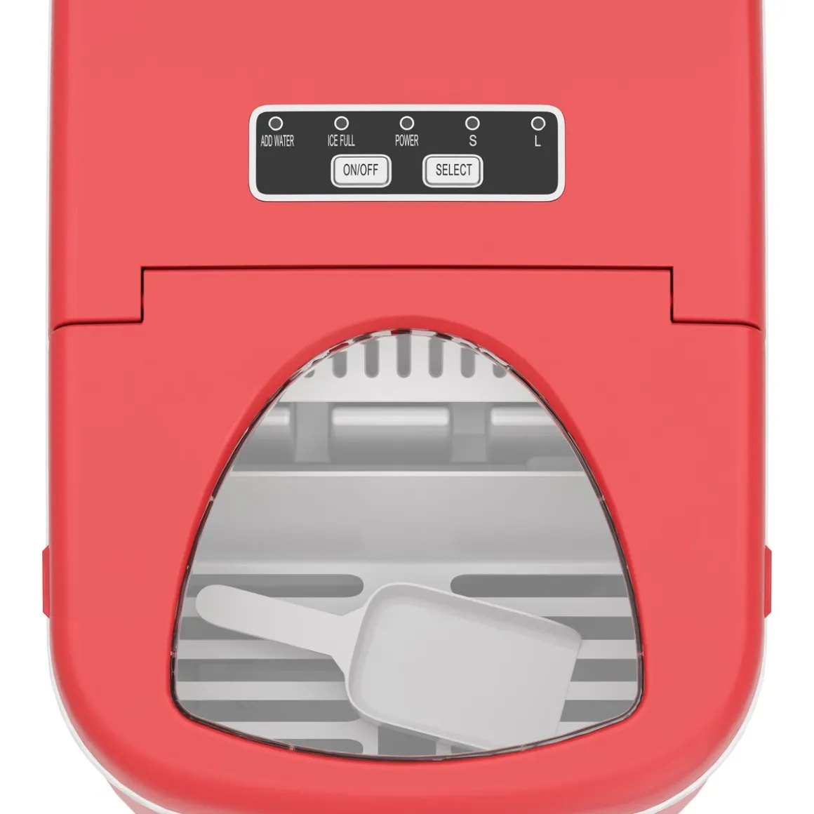 Eiswürfelmaschine rot 1.2L - 12 kg / 24 h