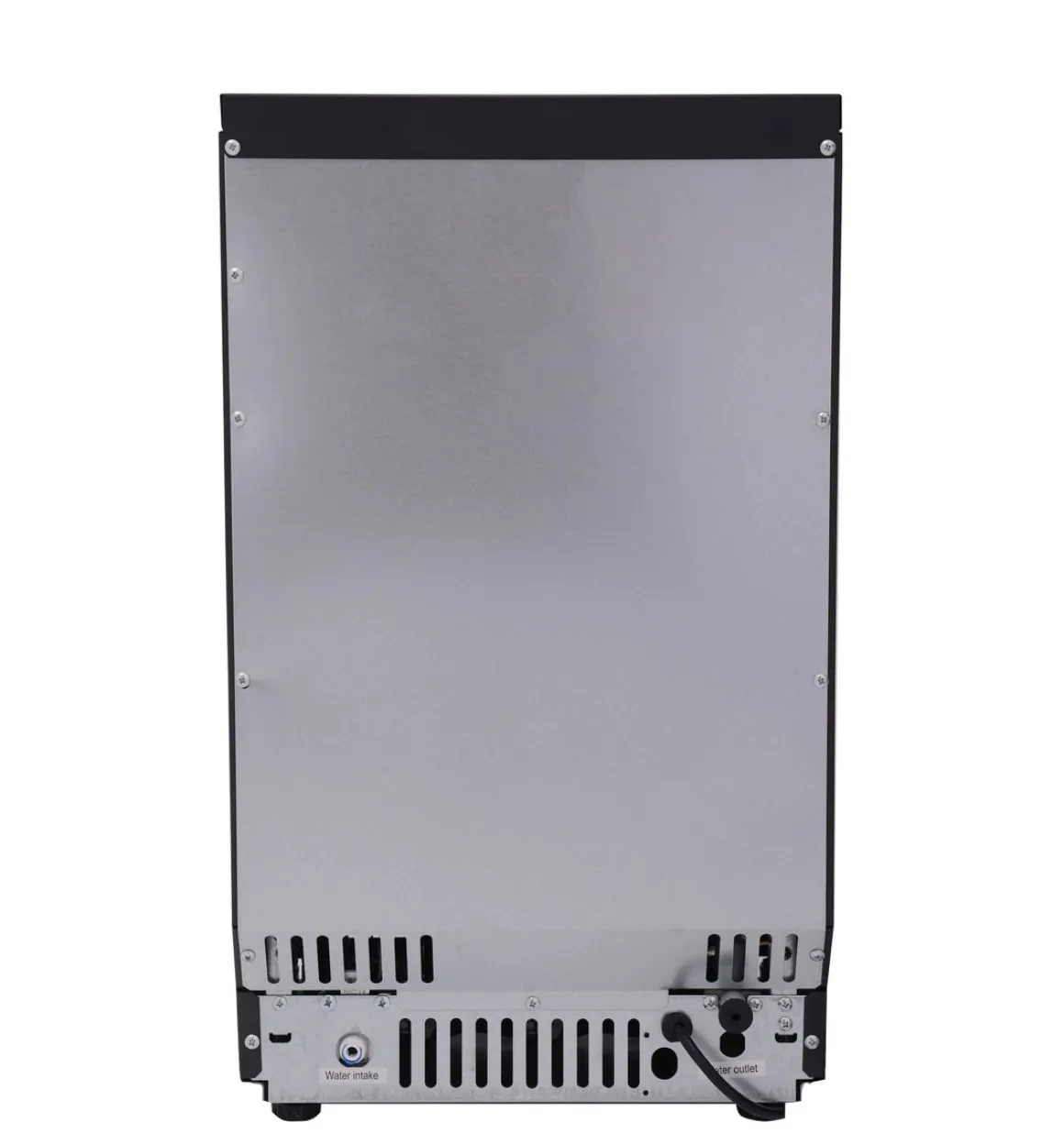 Eiswürfelmaschine schwarz 38 kg / 24 h
