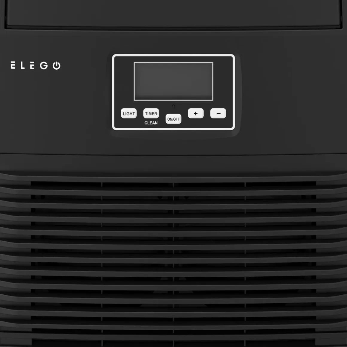 Eiswürfelmaschine schwarz 38 kg / 24 h