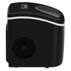 Eiswürfelmaschine schwarz 1.2L - 12 kg / 24 h