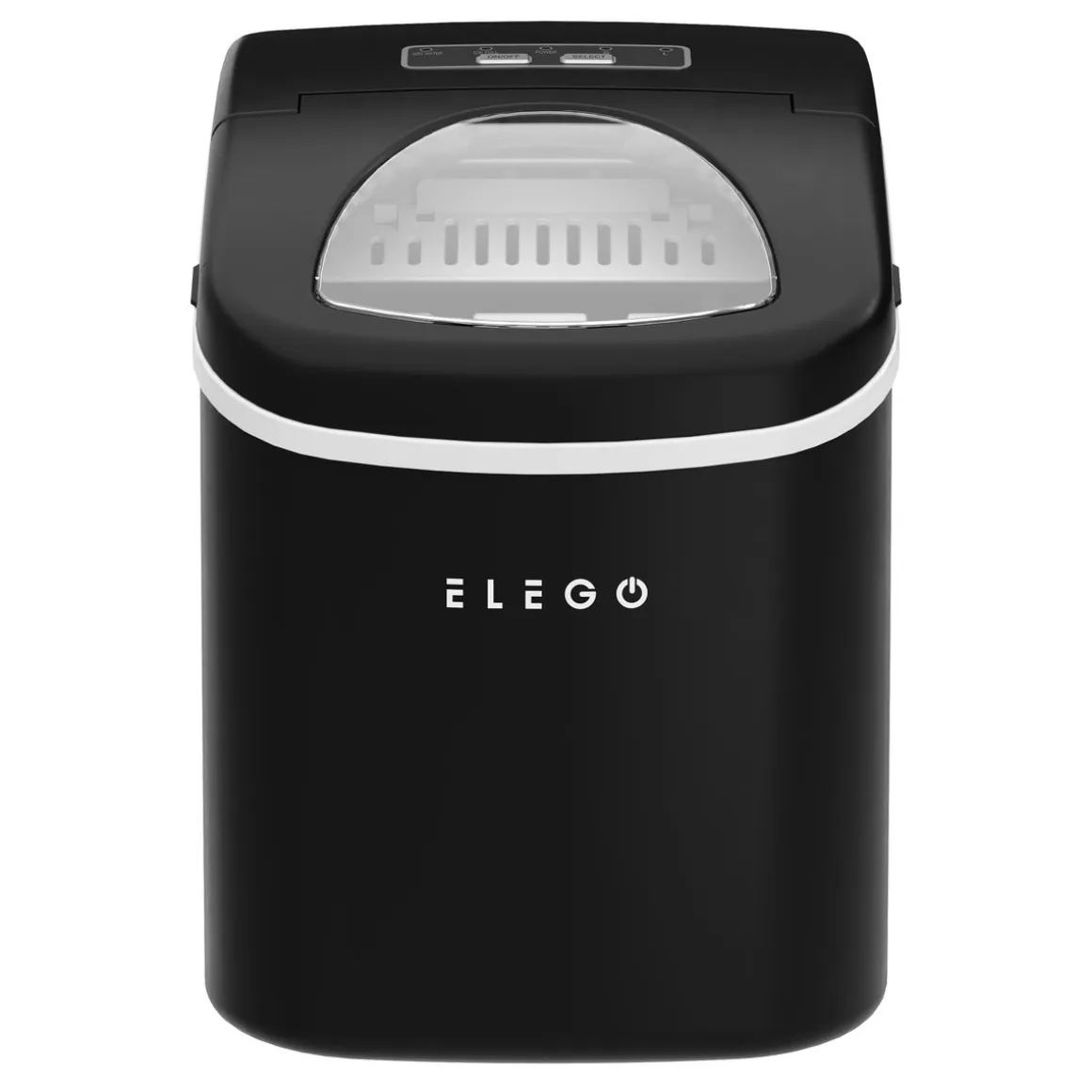 Eiswürfelmaschine schwarz 1.2L - 12 kg / 24 h