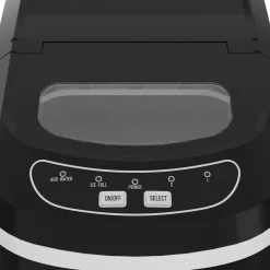 Eiswürfelmaschine schwarz 2.2L - 12 kg / 24 h