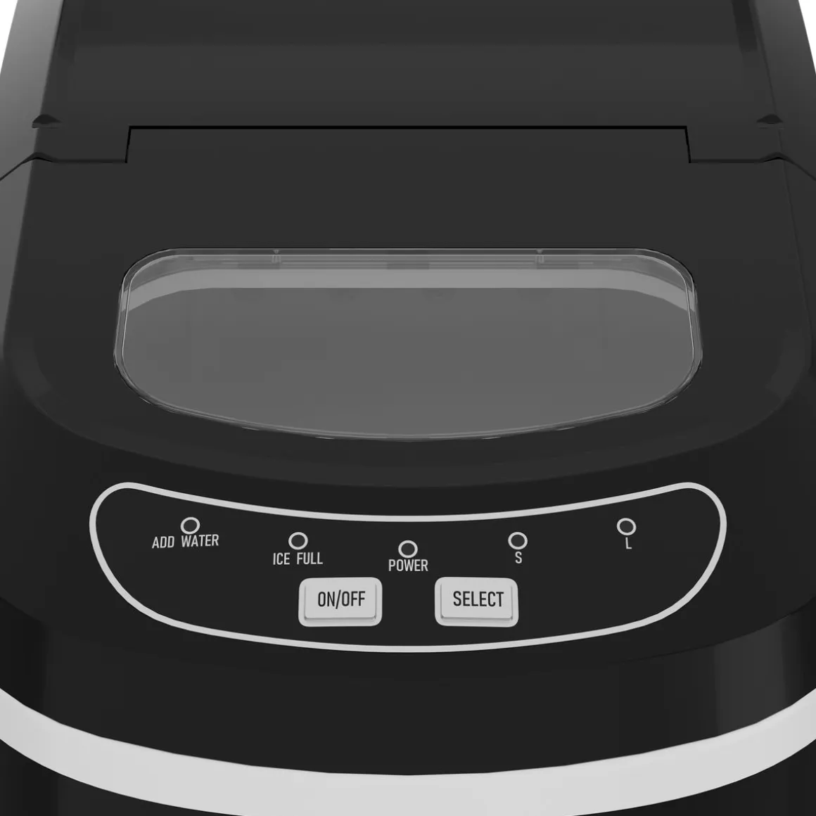 Eiswürfelmaschine schwarz 2.2L - 12 kg / 24 h