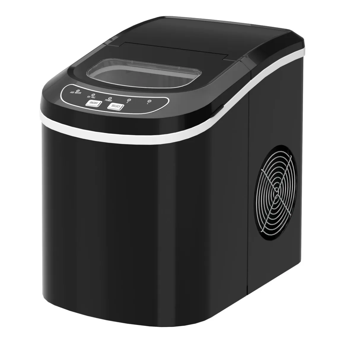 Eiswürfelmaschine schwarz 2.2L - 12 kg / 24 h