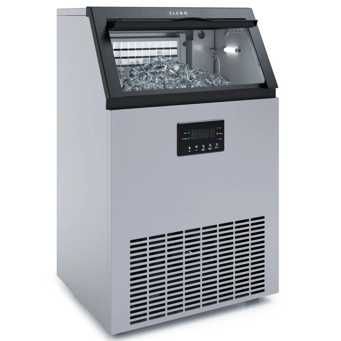 Eiswürfelmaschine silber 55 kg / 24 h