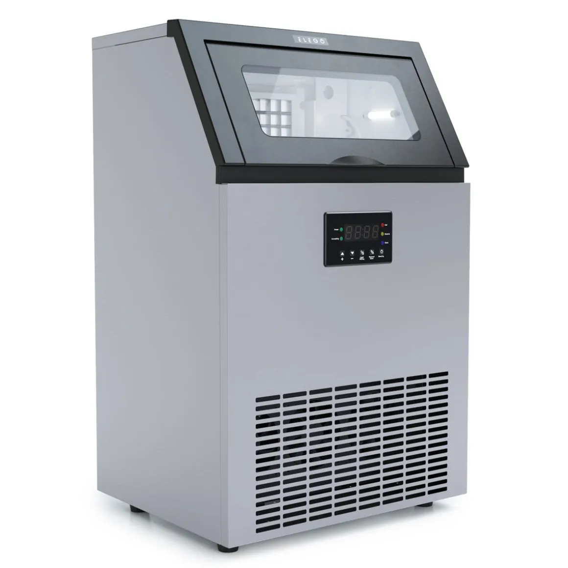 Eiswürfelmaschine silber 55 kg / 24 h