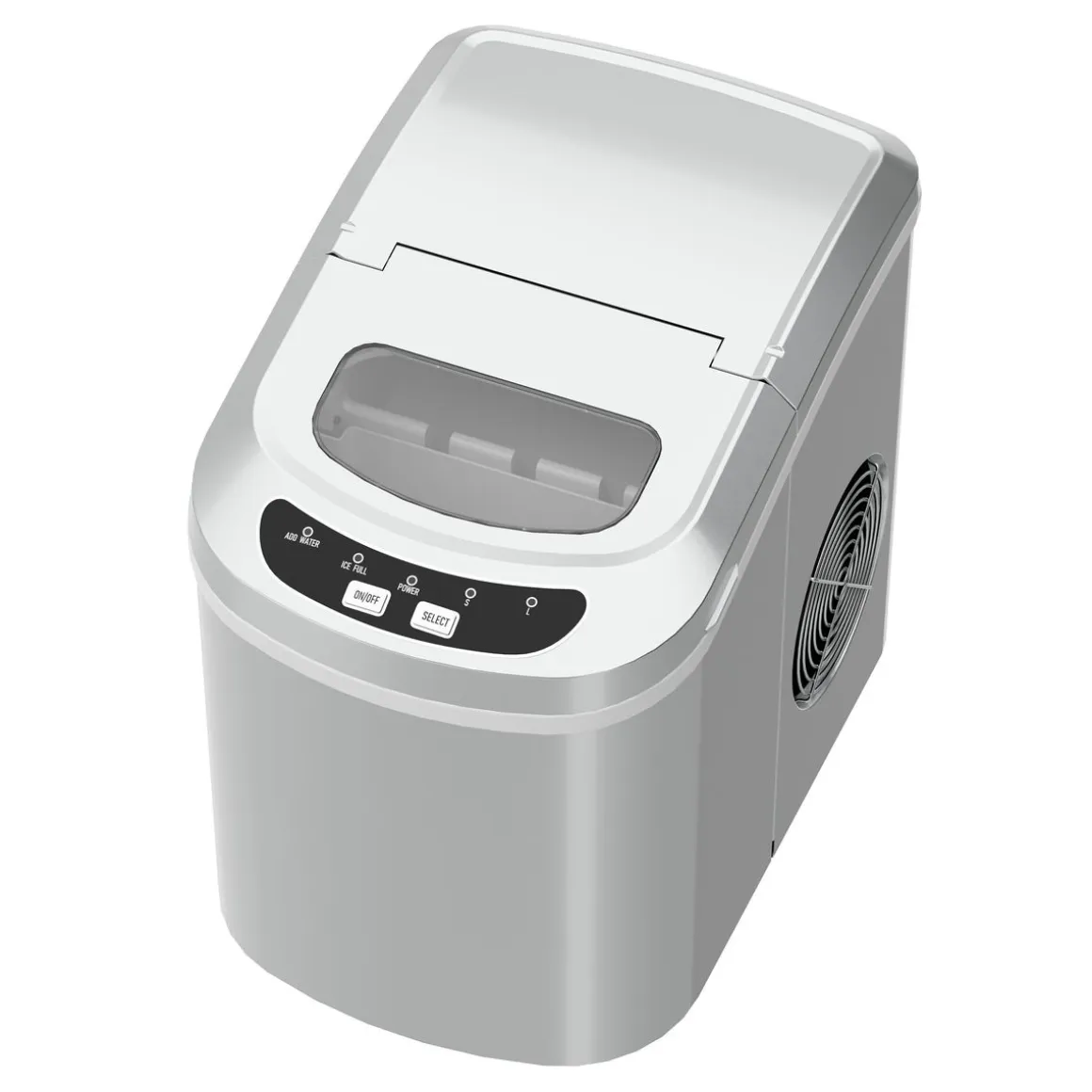 Eiswürfelmaschine silber 2.2L - 12 kg / 24 h
