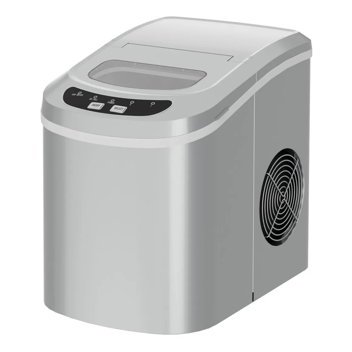 Eiswürfelmaschine silber 2.2L - 12 kg / 24 h