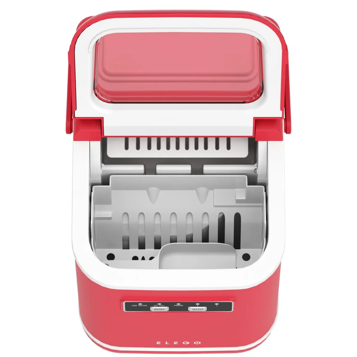 Eiswürfelmaschine VITER rot 1.4L - 12 kg / 24 h