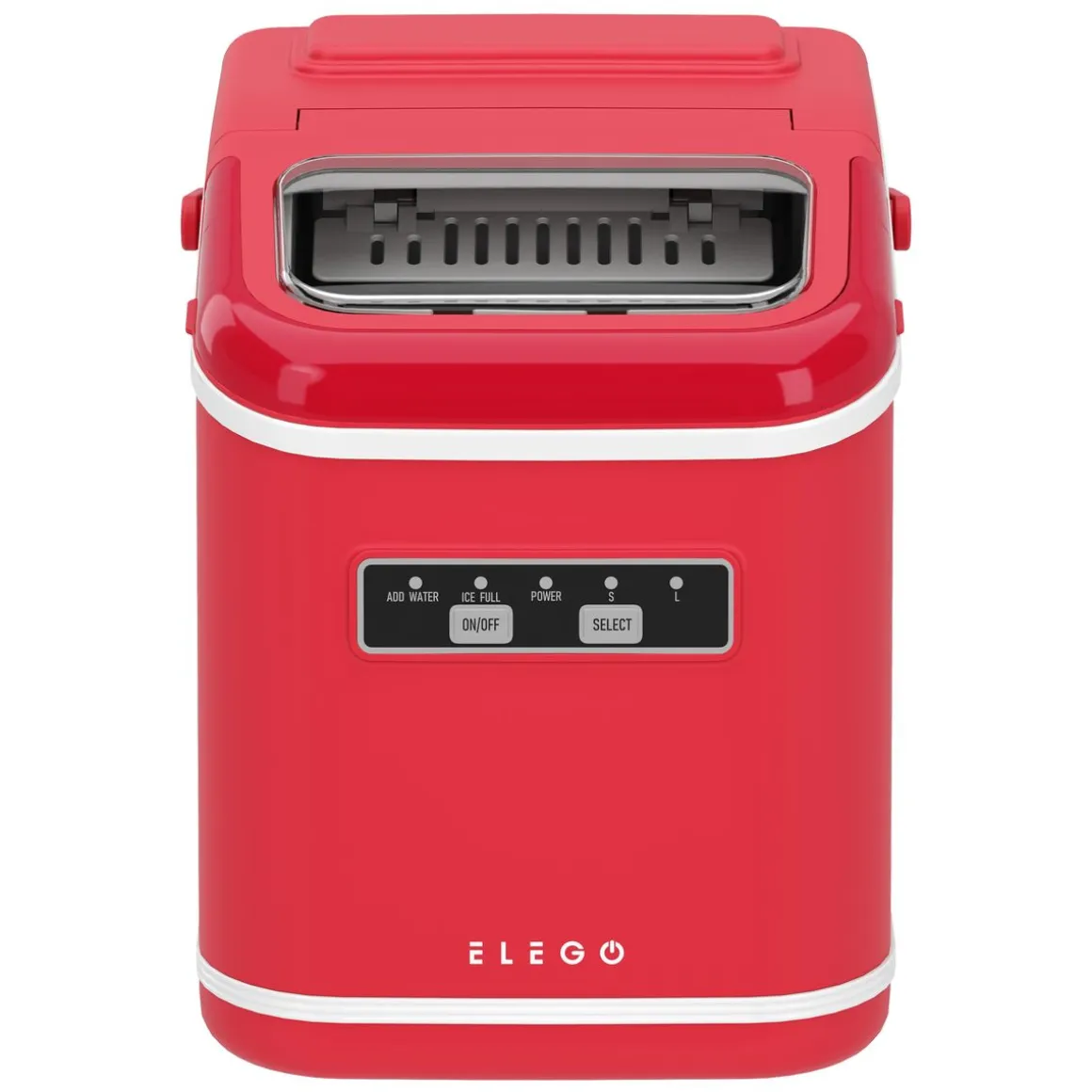 Eiswürfelmaschine VITER rot 1.4L - 12 kg / 24 h