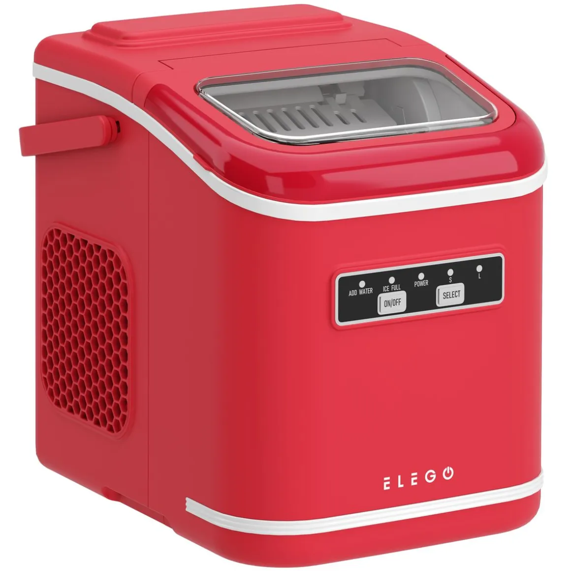Eiswürfelmaschine VITER rot 1.4L - 12 kg / 24 h