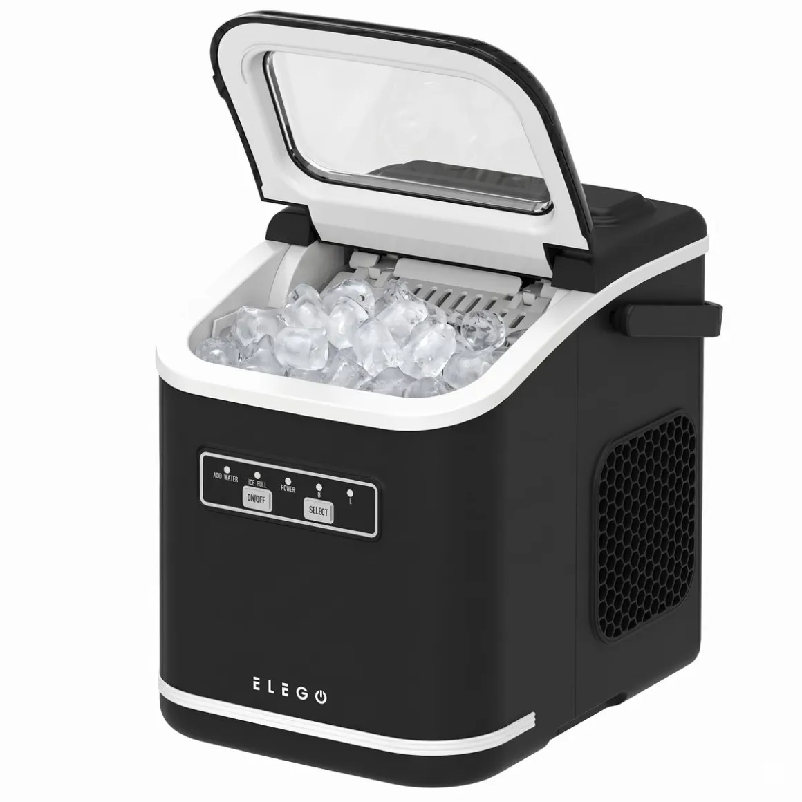 Eiswürfelmaschine VITER schwarz 1.4L - 12 kg / 24 h