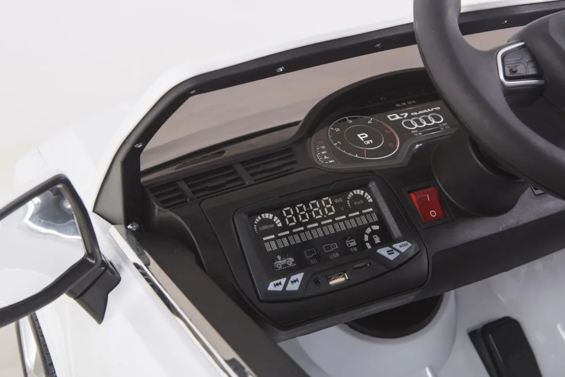 Elektroauto Kinder Audi Q7 weiss