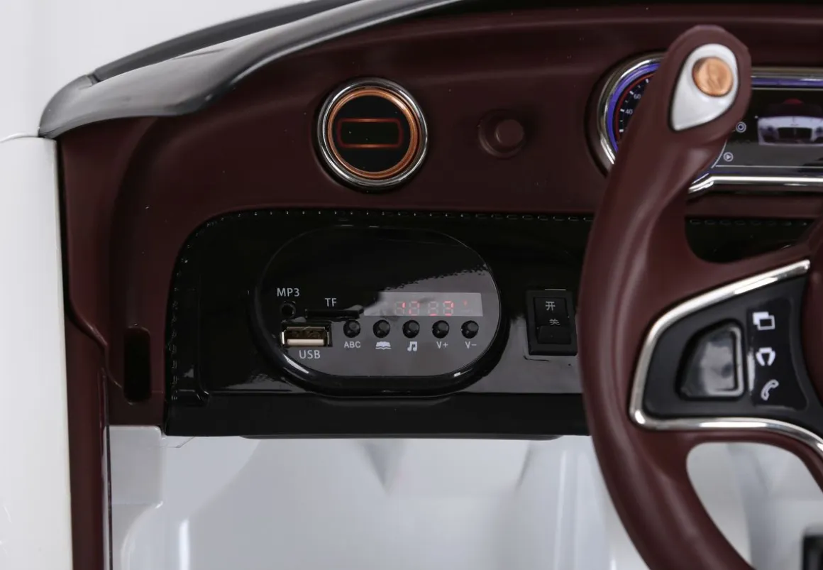Elektroauto Kinder Bentley weiss