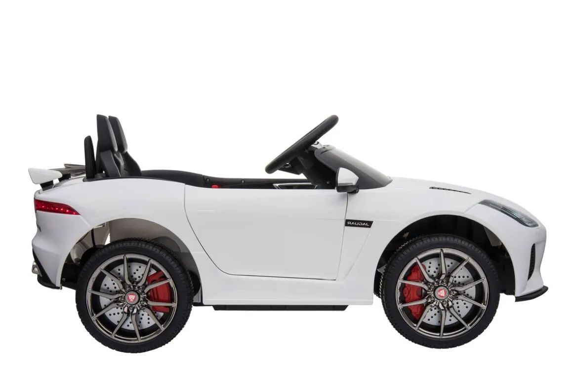 Elektroauto Kinder Jaguar weiss