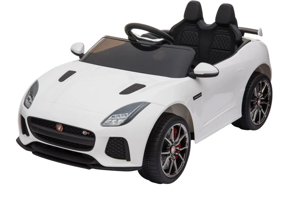 Elektroauto Kinder Jaguar weiss