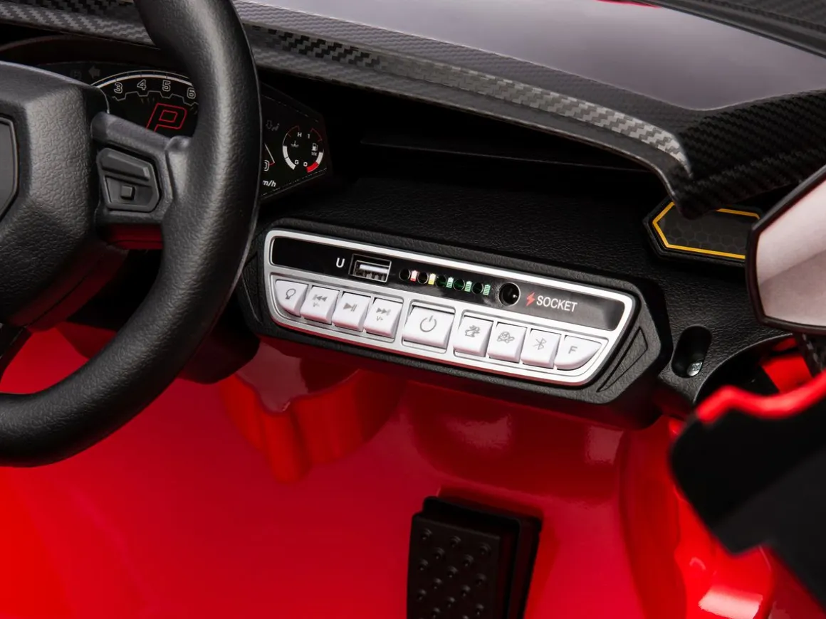 Elektroauto Kinder Lamborghini Autentica rot